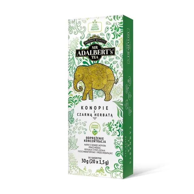 ADALBERT'S CANNABIS TEA SASZETKI 20X1,5G KARTONIK