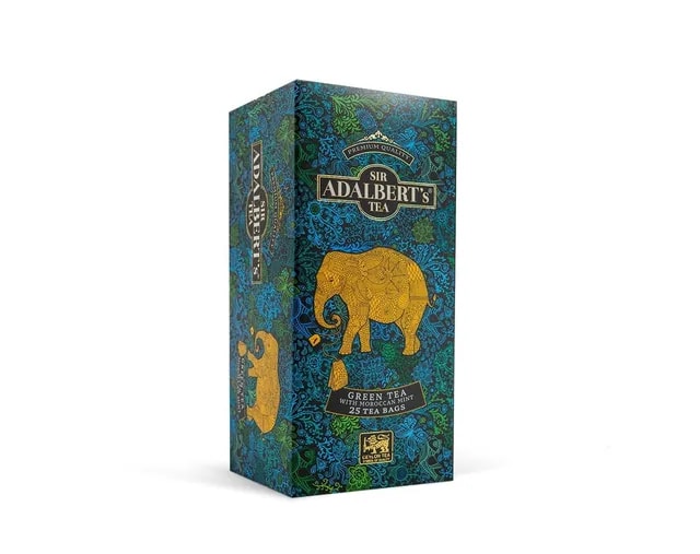 ADALBERT'S GREEN TEA WITH MAROCCAN MINT SASZETKI 25X2G KARTONIK