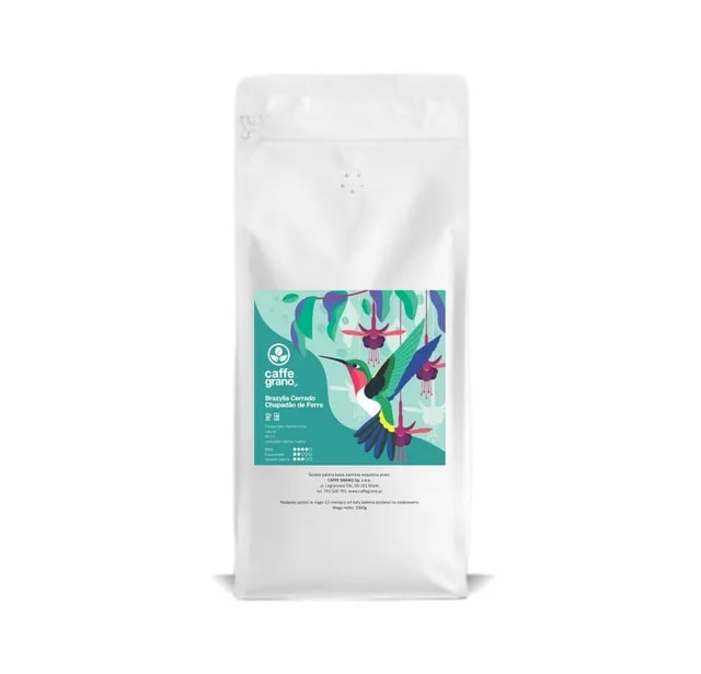 Caffe Grano Brazylia Cerrado Chapadão de Ferro 1kg