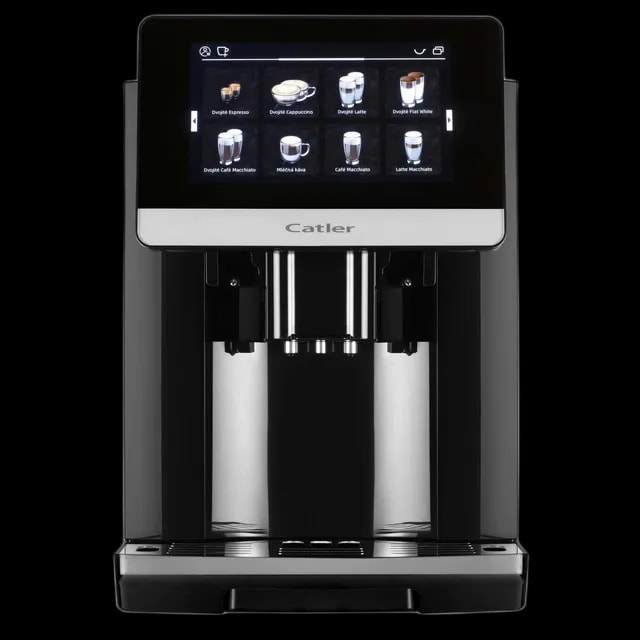 Automatyczny ekspres do kawy Catler EA 850 z dotykowym ekranem LCD, idealny do przygotowywania kawy espresso, cappuccino, latte macchiato i innych napojów kawowych. Nowoczesny design, zaawansowane funkcje personalizacji kawy i wysoka jakość wykonania czynią go doskonałym wyborem dla miłośników kawy. Ekspres Catler EA 850 to niezawodność i wygoda w codziennym parzeniu kawy w domu lub biurze.