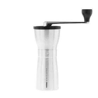 Hario Ceramic Coffee Mill Mini-Slim PRO Silver - Młynek do kawy