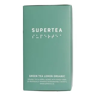 Teministeriet - Supertea Green Tea Lemon Organic - Herbata 20 Torebek
