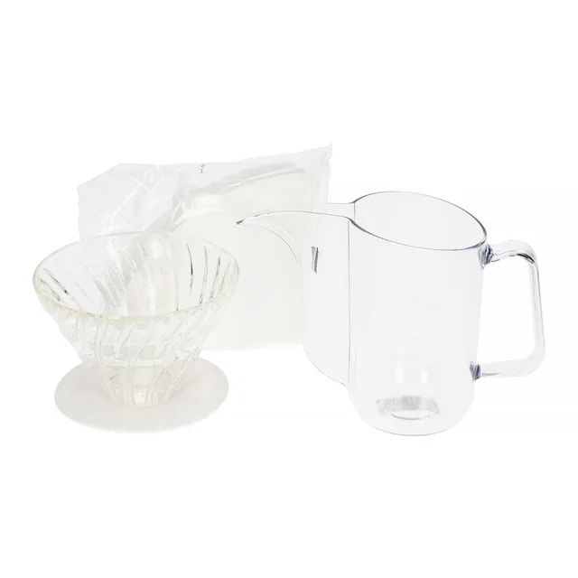 Hario - Bloom - Anniversary Brewing Kit - Zestaw dripper V60-02 + dzbanek Kettle Air + filtry