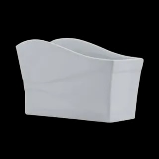 Elegancki porcelanowy stojak na filtry do drippera Hario V60 w klasycznym białym kolorze, idealny do przechowywania papierowych filtrów w uporządkowany sposób. Minimalistyczny design i wysokiej jakości wykonanie sprawiają, że doskonale komponuje się z innymi akcesoriami do parzenia kawy metodą przelewową.
