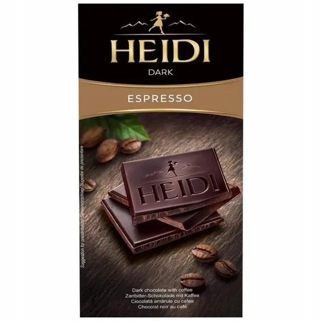 Czekolada Gorzka HEIDI DARK ESPRESSO 80G