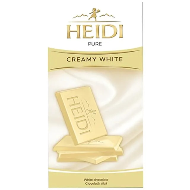 Czekolada Biała HEIDI PURE CREAMY WHITE 80G