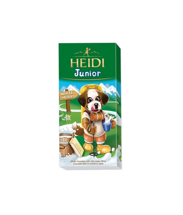 Czekolada Biała HEIDI JUNIOR WHITE CHOCOLATE 90G