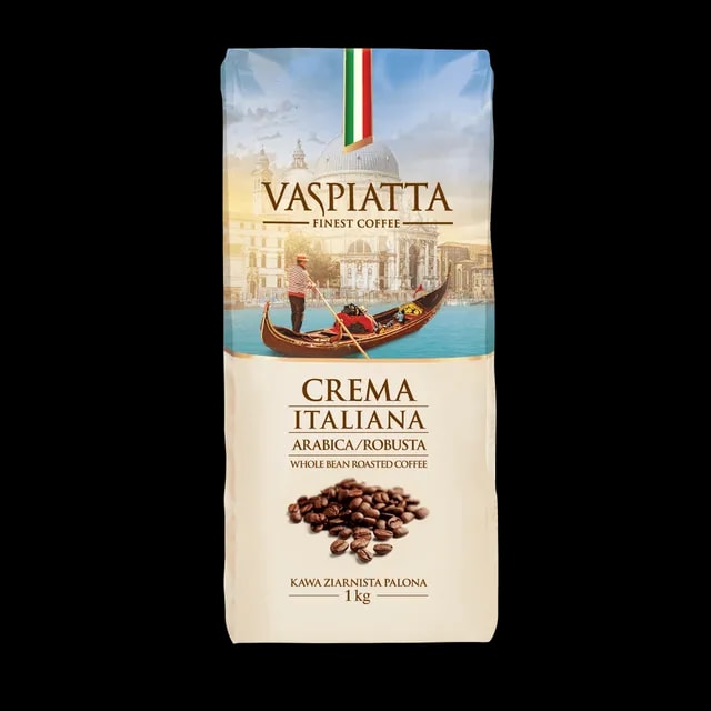 Kawa Ziarnista Vaspiatta Crema Italiana 1kg