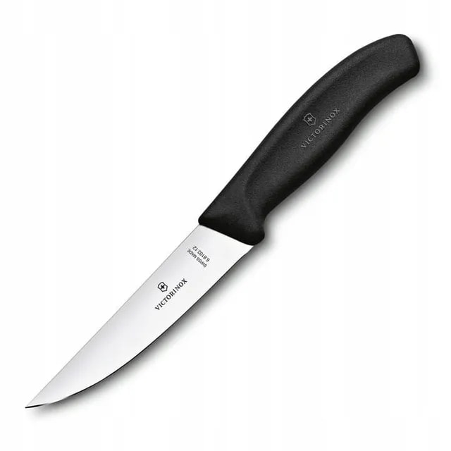 Nóż Victorinox Swiss Classic Czarny 6.8103.12B Ostrze Gładkie 12 cm