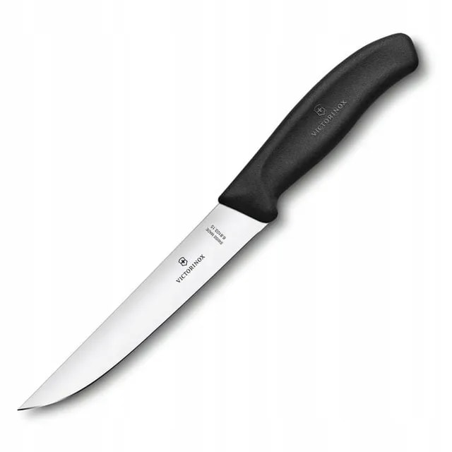 Nóż Victorinox Swiss Classic Czarny 6.8103.15B Ostrze Gładkie 15 cm