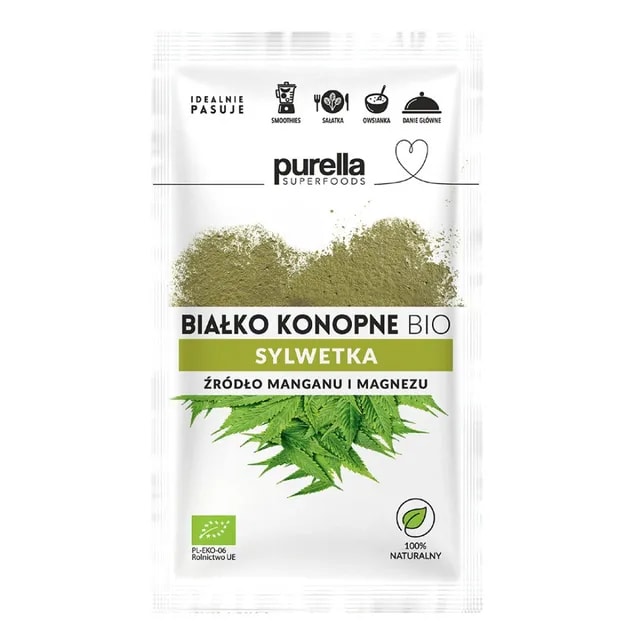 Purella Superfoods Białko Konopne BIO 45 g