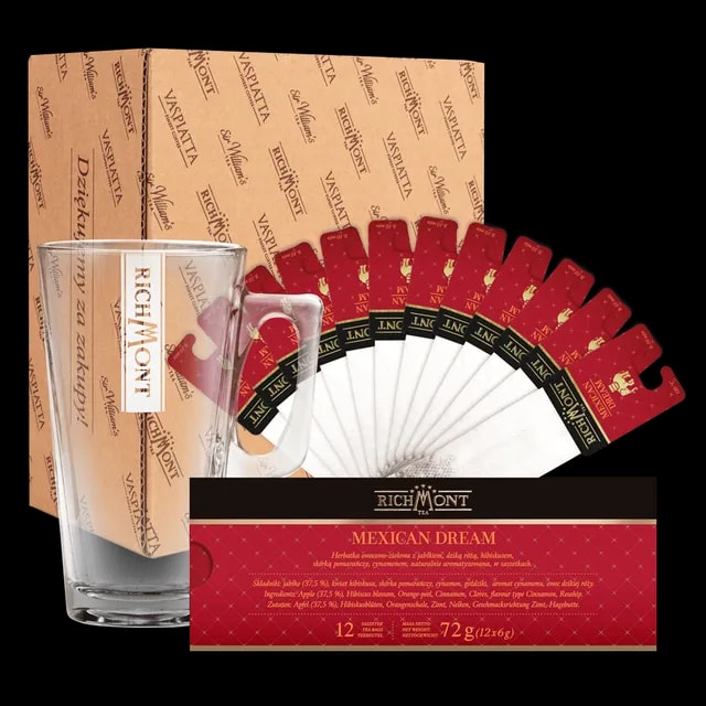 Richmont Mexican Dream 12 Saszetek + Szklanka Hot Winter