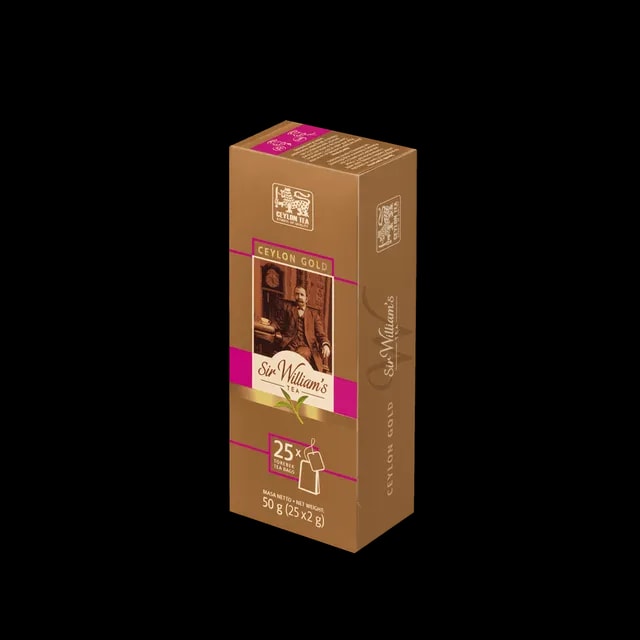 Sir William's Tea Ceylon Gold 25 Torebek