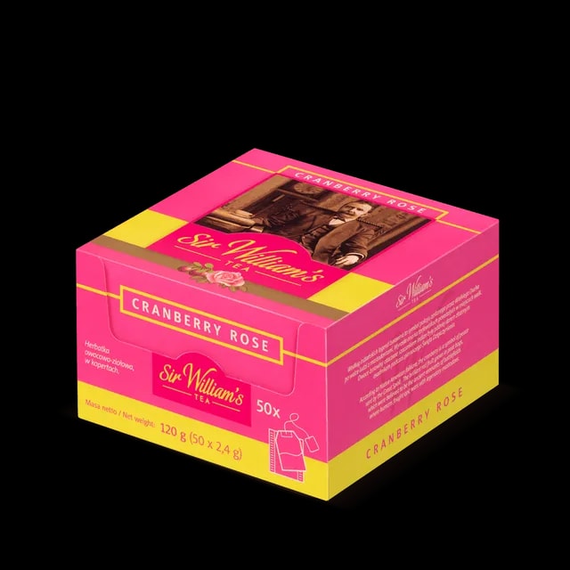 Sir William’s Tea Cranberry Rose 50 Saszetek
