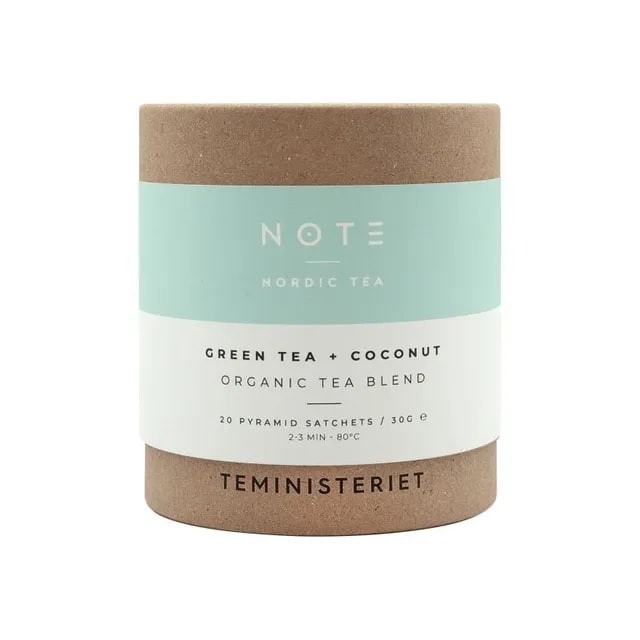 Teministeriet - NOTE Green Tea Coconut Organic - Herbata Zielona 20 Torebek
