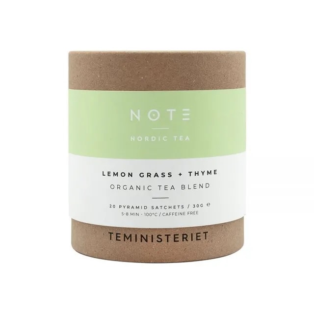 Teministeriet - NOTE Lemongrass Thyme Organic - Herbata Ziołowa 20 Torebek