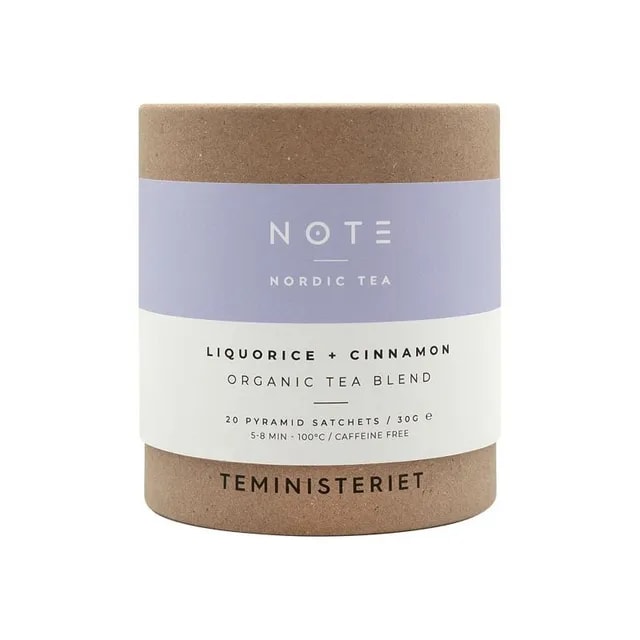 Teministeriet - NOTE Liquorice Cinnamon Organic - Herbata Ziołowa 20 Torebek