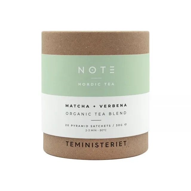 Teministeriet - NOTE Matcha Verbena Organic - Herbata Zielona 20 Torebek