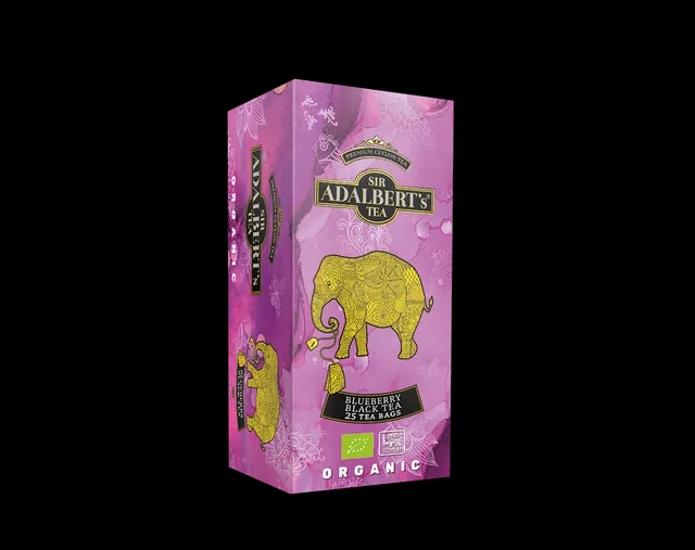 ADALBERT'S BLUEBERRY BLACK TEA ORGANIC - 25 X 2G SASZETKI
