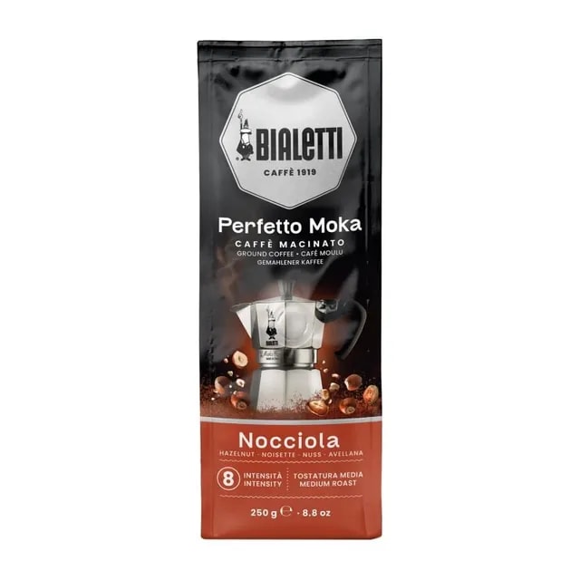 Bialetti Perfetto Moka Nocciola 250g - kawa mielona