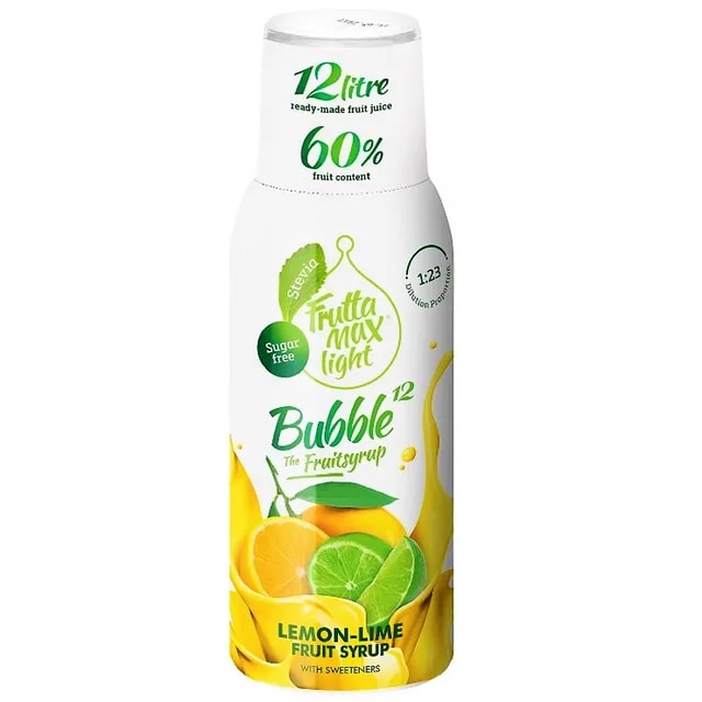 Syrop FruttaMax CYTRYNA LIMONKA LIGHT 500 ml na 12 litrów