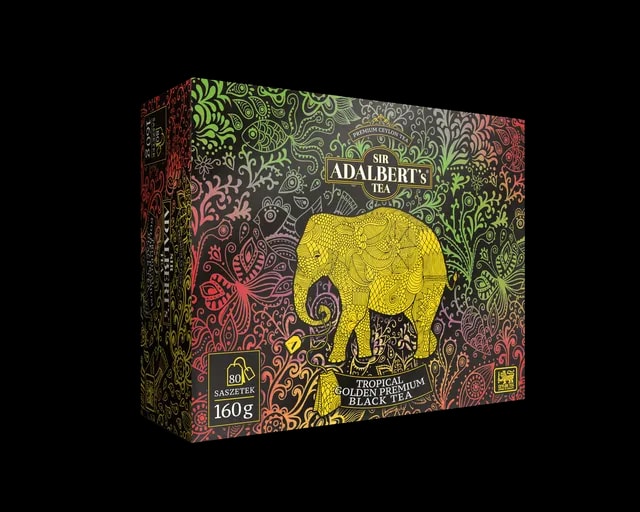ADALBERT'S BLACK TROPICAL GOLDEN PREMIUM SASZETKI 80X2G KARTONIK