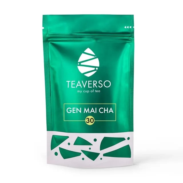 Herbata Zielona Teaverso Gen Mai Cha 100g