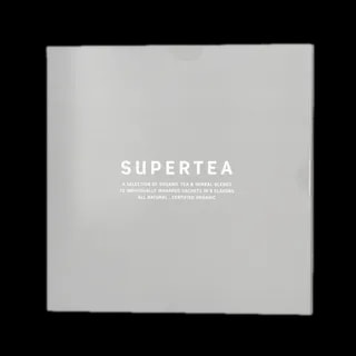 Prezent Supertea Variety Box - Zestaw Herbata 72 Torebki, selekcja organicznych herbat w eleganckim opakowaniu