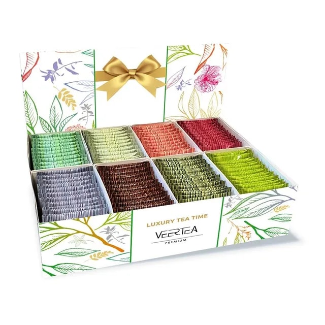 Zestaw herbat Veertea Premium - 200 eleganckich kopertek